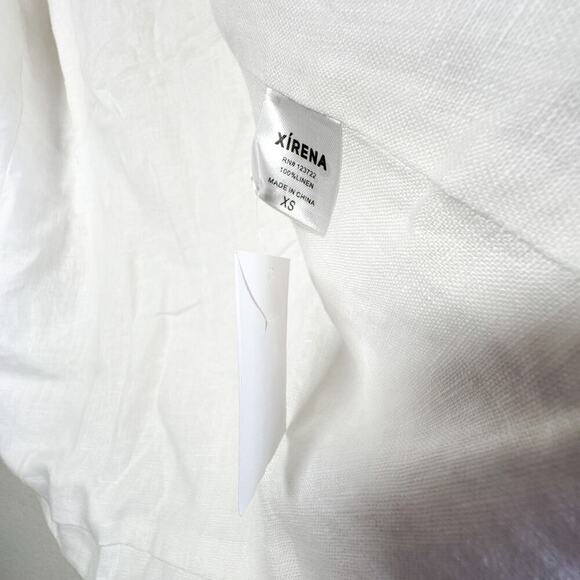Xirena Layla White Linen Jacket Size XS New - Picture 8 of 16